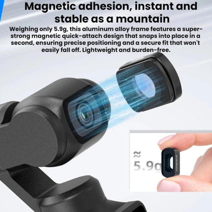 For DJI Osmo Pocket 3 / 4 BRDRC Filter Extension Lens Widening Filter Accessory, Beauty Filter, Whitening Filter