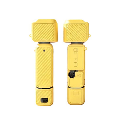 For DJI Osmo Pocket 4 Silicone Case 4-in-1 Full Body Protective Cover Kit Anti-Scratch Shockproof Skin Sleeve with Lanyard