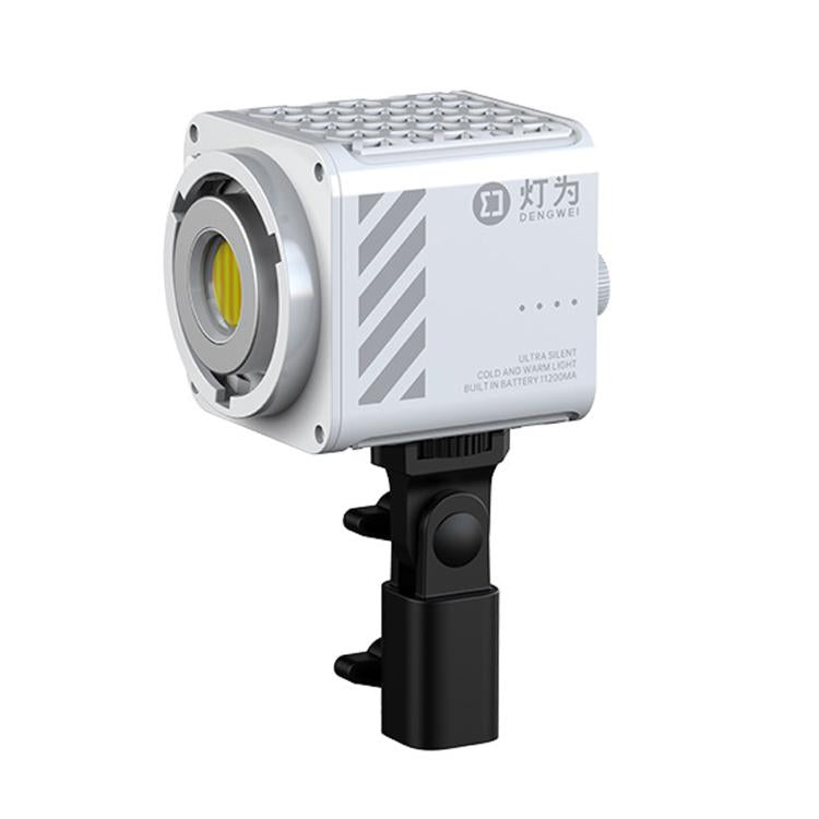 DENGWEI MT-80Bi 80W COB Video Light 2700K-6500K Bi-Color LED Continuous Output Lighting CRI 96+ Studio Light, EU Plug, US Plug, UK Plug