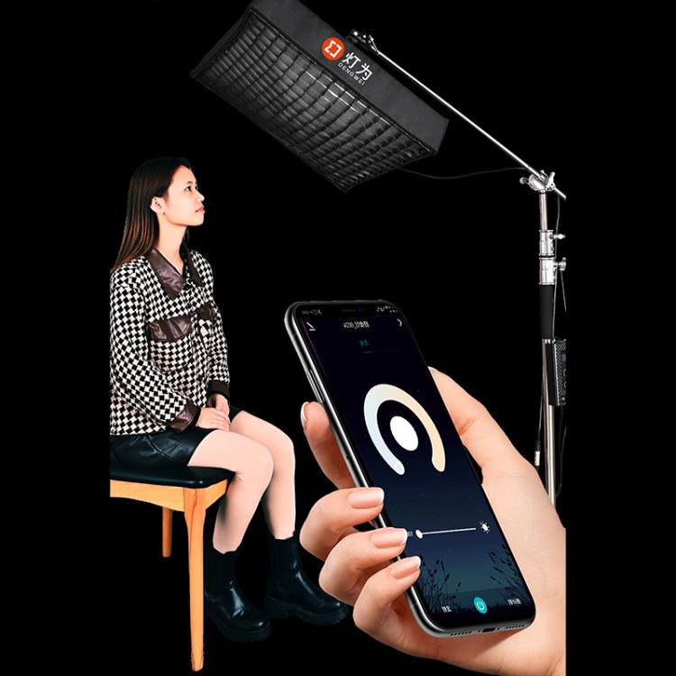 DENGWEI FP150S 150W Rollable LED Video Light With Grid 2700K-6500K Bi-Color Flexible LED Light Panel, EU Plug, US Plug, UK Plug