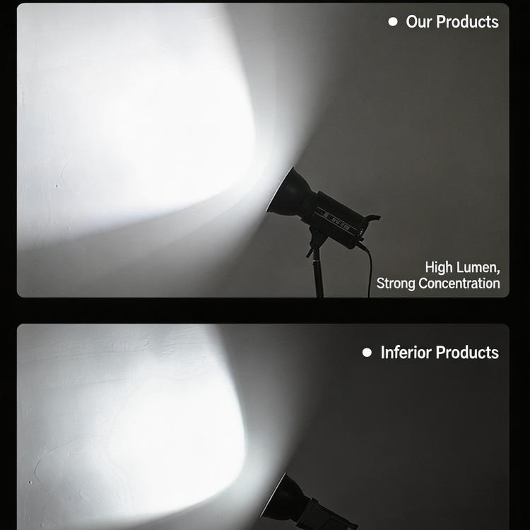 DENGWEI DW100D 100W COB LED Video Light Daylight Balanced Continuous Output Studio Lamp, EU Plug, US Plug, UK Plug