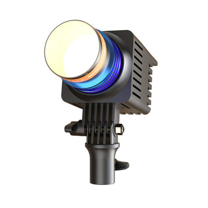 DENGWEI 50W COB LED Hair Light For Live Streaming, Bi-Color 3000K-6500K Studio Spotlight With Adjustable Focus, EU Plug, US Plug, UK Plug