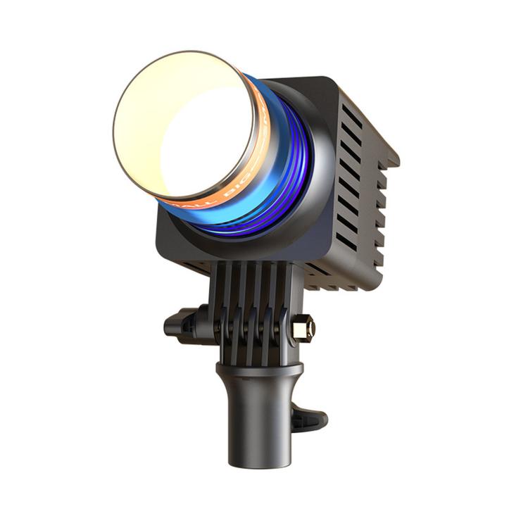 DENGWEI 50W COB LED Hair Light For Live Streaming, Bi-Color 3000K-6500K Studio Spotlight With Adjustable Focus, EU Plug, US Plug, UK Plug