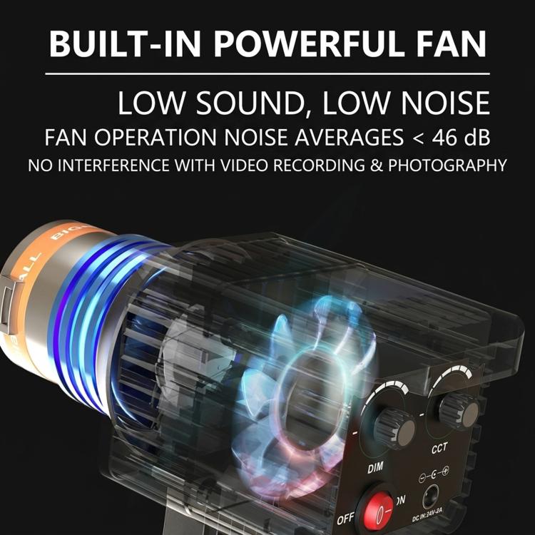DENGWEI 50W COB LED Hair Light For Live Streaming, Bi-Color 3000K-6500K Studio Spotlight With Adjustable Focus, EU Plug, US Plug, UK Plug