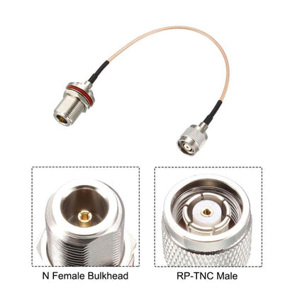 TNC Male To N Female RG316 Coaxial Cable, 0.1m, 0.15m, 0.3m, 1m, 2m, 3m, 5m