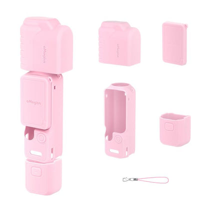 For DJI Osmo Pocket 4 aMagisn Multi-color Silicone Protective Case Full Body Sleeve Precision Cutout Anti-Scratch Skin