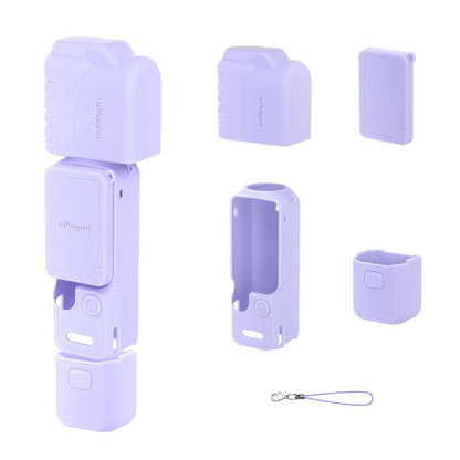 For DJI Osmo Pocket 4 aMagisn Multi-color Silicone Protective Case Full Body Sleeve Precision Cutout Anti-Scratch Skin