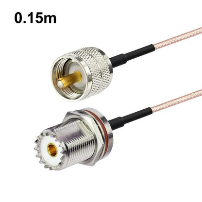 UHF PL-259 To SO-239 Male To Female RG316 RF Cable, 0.1m, 0.15m, 0.3m, 1m, 2m, 3m, 5m