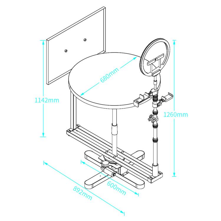 360-Dgree Electric Rotating Display Stand, Panoramic Photography Turntable For Phone & DSLR Camera Product Shooting, EU Plug, US Plug, UK Plug