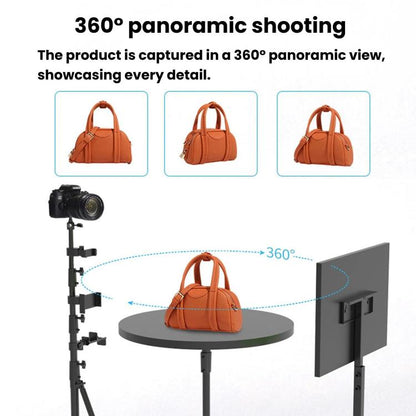 360-Dgree Electric Rotating Display Stand, Panoramic Photography Turntable For Phone & DSLR Camera Product Shooting, EU Plug, US Plug, UK Plug