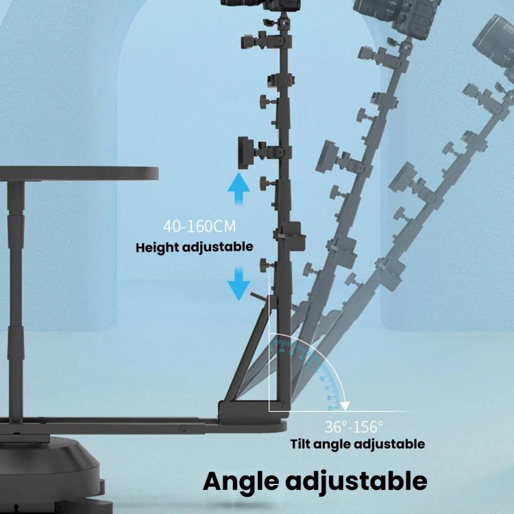 360-Dgree Electric Rotating Display Stand, Panoramic Photography Turntable For Phone & DSLR Camera Product Shooting, EU Plug, US Plug, UK Plug