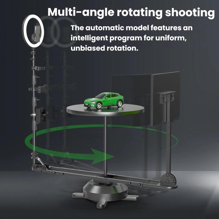 360-Dgree Electric Rotating Display Stand, Panoramic Photography Turntable For Phone & DSLR Camera Product Shooting, EU Plug, US Plug, UK Plug