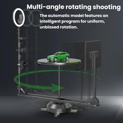 360-Dgree Electric Rotating Display Stand, Panoramic Photography Turntable For Phone & DSLR Camera Product Shooting, EU Plug, US Plug, UK Plug