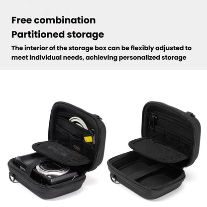 Cwatcun H45 3.0 Portable CCD Camera Bag Single-Shoulder EVA Mirrorless Compact Cameras Storage Bag, H45 3.0 (Black)