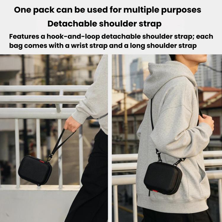 Cwatcun H45 3.0 Portable CCD Camera Bag Single-Shoulder EVA Mirrorless Compact Cameras Storage Bag, H45 3.0 (Black)