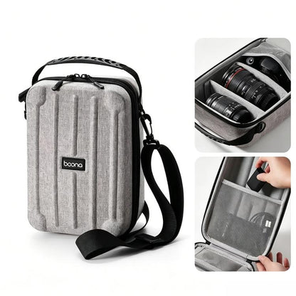 Baona FH002 Crossbody Single-Shoulder Camera Bag Portable EVA Hard-Shell Protective Case