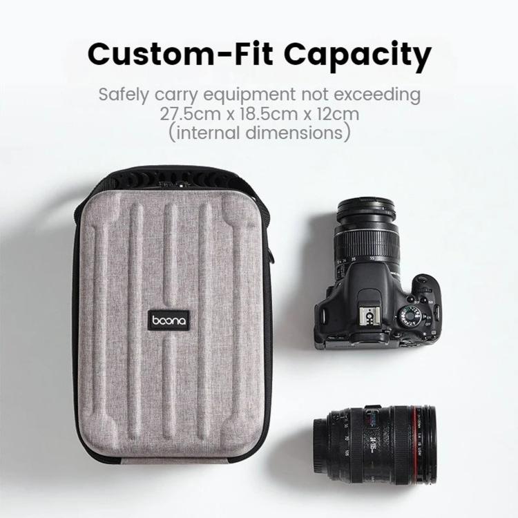 Baona FH002 Crossbody Single-Shoulder Camera Bag Portable EVA Hard-Shell Protective Case