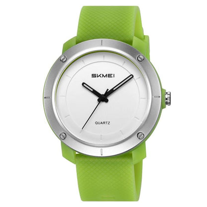 SKMEI 2557 Simple Unisex Couple Watch 50m Life Waterproof Quartz Watch