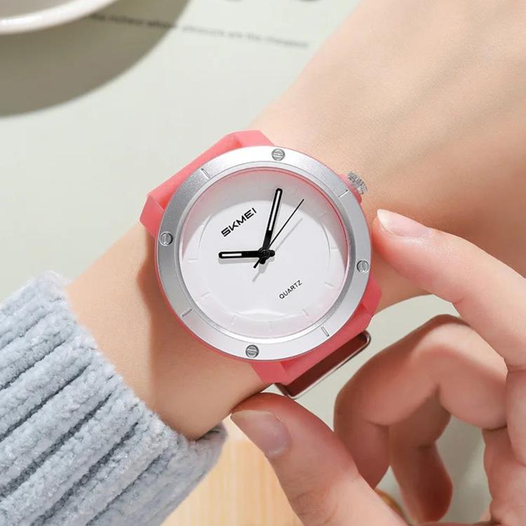 SKMEI 2557 Simple Unisex Couple Watch 50m Life Waterproof Quartz Watch