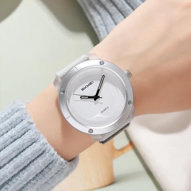 SKMEI 2557 Simple Unisex Couple Watch 50m Life Waterproof Quartz Watch