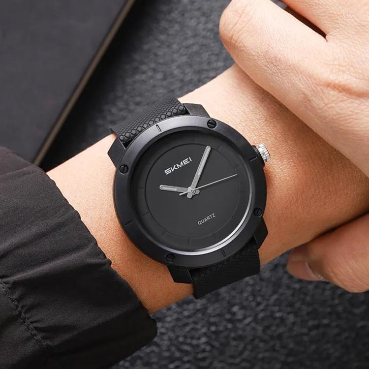 SKMEI 2557 Simple Unisex Couple Watch 50m Life Waterproof Quartz Watch