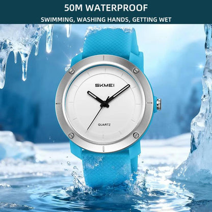 SKMEI 2557 Simple Unisex Couple Watch 50m Life Waterproof Quartz Watch
