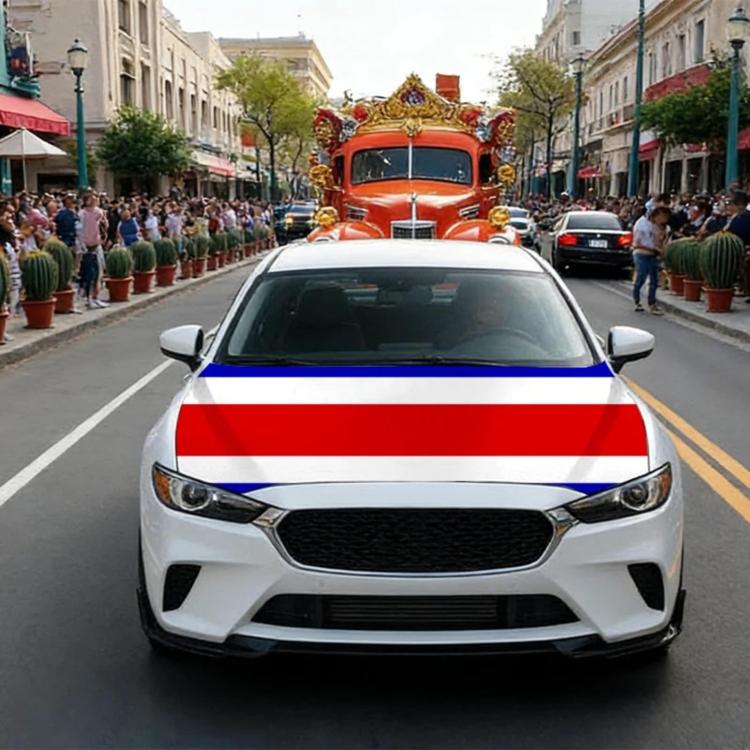 USA-Canada-Mexico World Cup Cheering Flag Dustproof Car Cover, Poland, Scotland, Denmark, Ecuador, Senegal, Cape Verde, Colombia, Costa Rica, Haiti, Netherlands, Croatia, Cura?ao, Peru, Morocco, South Africa, Norway, Sweden, Serbia, Algeria, Tunisia