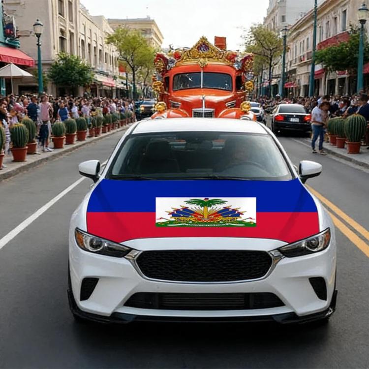 USA-Canada-Mexico World Cup Cheering Flag Dustproof Car Cover, Poland, Scotland, Denmark, Ecuador, Senegal, Cape Verde, Colombia, Costa Rica, Haiti, Netherlands, Croatia, Cura?ao, Peru, Morocco, South Africa, Norway, Sweden, Serbia, Algeria, Tunisia