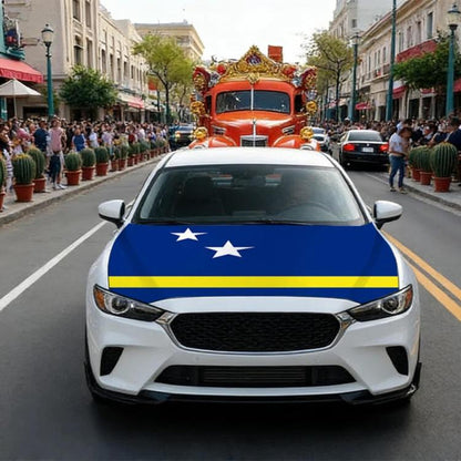 USA-Canada-Mexico World Cup Cheering Flag Dustproof Car Cover, Poland, Scotland, Denmark, Ecuador, Senegal, Cape Verde, Colombia, Costa Rica, Haiti, Netherlands, Croatia, Cura?ao, Peru, Morocco, South Africa, Norway, Sweden, Serbia, Algeria, Tunisia