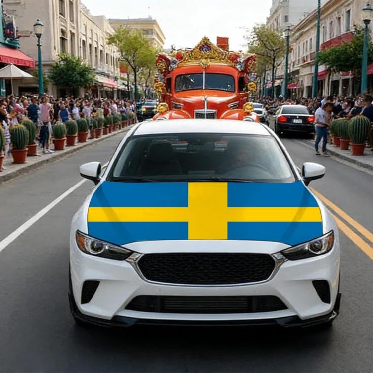 USA-Canada-Mexico World Cup Cheering Flag Dustproof Car Cover, Poland, Scotland, Denmark, Ecuador, Senegal, Cape Verde, Colombia, Costa Rica, Haiti, Netherlands, Croatia, Cura?ao, Peru, Morocco, South Africa, Norway, Sweden, Serbia, Algeria, Tunisia