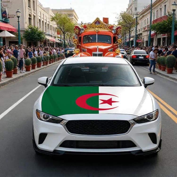 USA-Canada-Mexico World Cup Cheering Flag Dustproof Car Cover, Poland, Scotland, Denmark, Ecuador, Senegal, Cape Verde, Colombia, Costa Rica, Haiti, Netherlands, Croatia, Cura?ao, Peru, Morocco, South Africa, Norway, Sweden, Serbia, Algeria, Tunisia