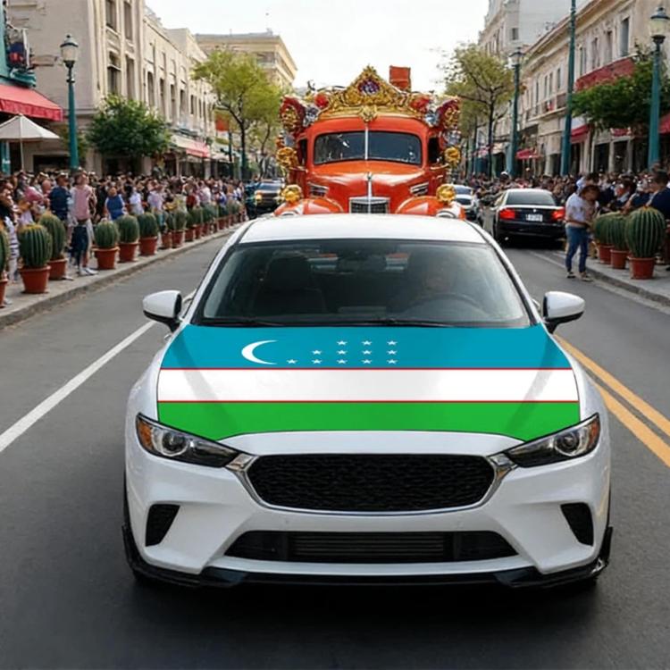 USA-Canada-Mexico World Cup Cheering Flag Dustproof Car Cover, Poland, Scotland, Denmark, Ecuador, Senegal, Cape Verde, Colombia, Costa Rica, Haiti, Netherlands, Croatia, Cura?ao, Peru, Morocco, South Africa, Norway, Sweden, Serbia, Algeria, Tunisia