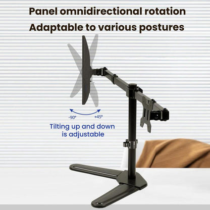 10-32 Inch Cantilever Splicing Rotating And Height-Adjustable Monitor Stand, ZX-01