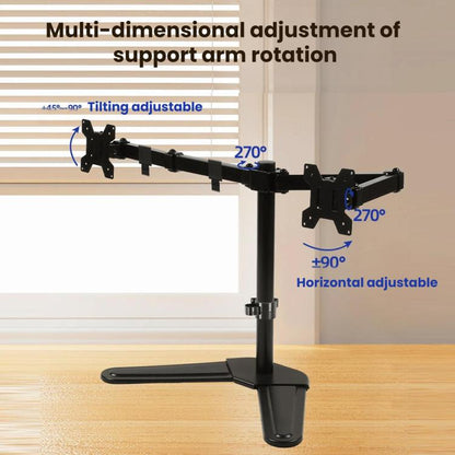10-32 Inch Cantilever Splicing Rotating And Height-Adjustable Monitor Stand, ZX-01