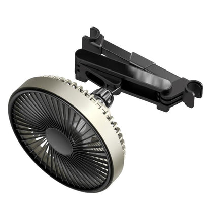 Car Rear Headrest Silent Three-speed Adjustable Cooling Fan