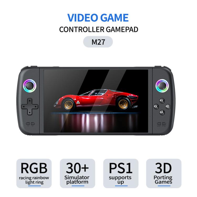 SJGAM M27 Handheld Gaming Console 7 Inch 3D Large Screen HD Portable Console, 64GB, 128GB, 256GB, 64GB+2pcs Game Controller, 128GB+2pcs Game Controller, 256GB+2pcs Game Controller