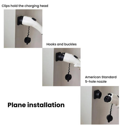 For US Standard J1772 EV Charger Holder Bracket Charging Socket, 5-Hole