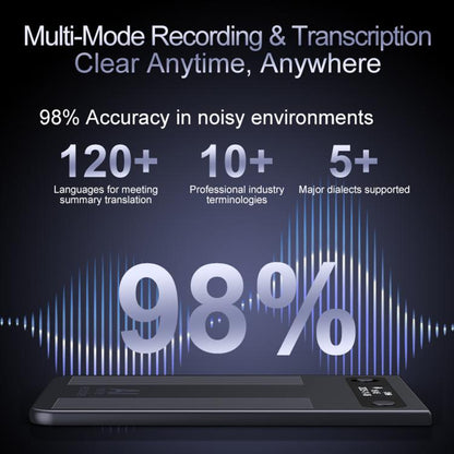 T8 Smart AI Voice Recorder For Office Meetings, Magnetic Portable Audio Recorder, 16GB, 32GB, 64GB
