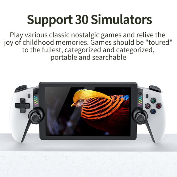 SJGAM M28 Vibration Experience 7 Inch IPS Large Screen Handheld Gaming Console, 128GB, 256GB