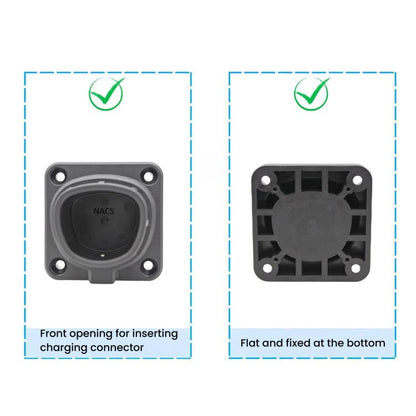 For Tesla NACS EV Charger Wall-Mounted Charging Connector Dock, For Tesla NACS Wall-Mounted