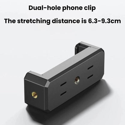 Phone Live Stand & Tripod Rotating Clamp, Multifunctional 360-Degree Overhead Shooting Holder, 1/4 Tripod Head + Clamp, Tripod Head