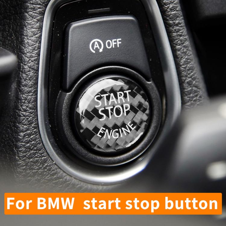 Epoxy Resin Engine Start Key Push Button Sticker For BMW F/E Chassis