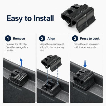For Tesla Model 3 / Y Storage Compartment Securing Clips 1472872-00-C, 1472872-00-C