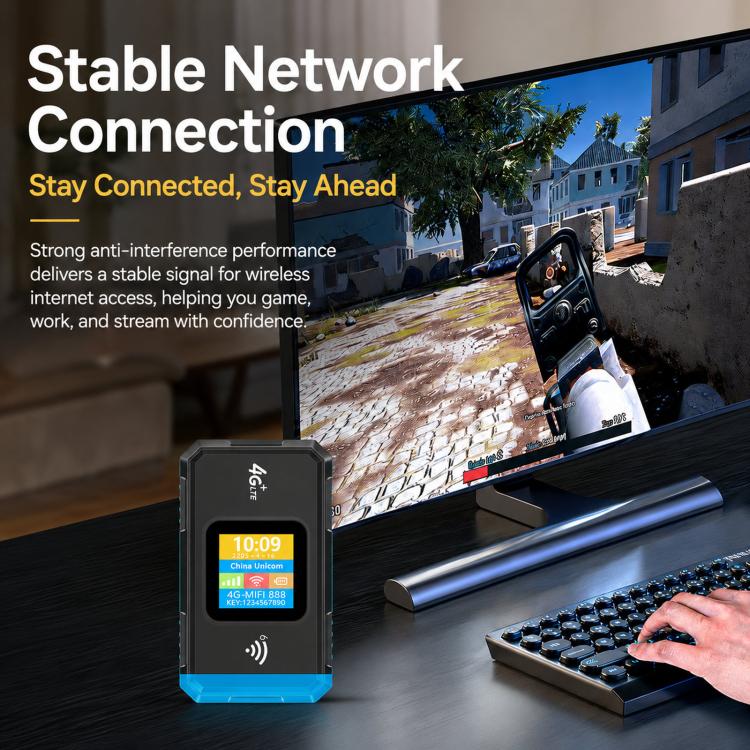 4G Wireless Hotspot LTE Wireless Type-C SIM Card Router, MF967B