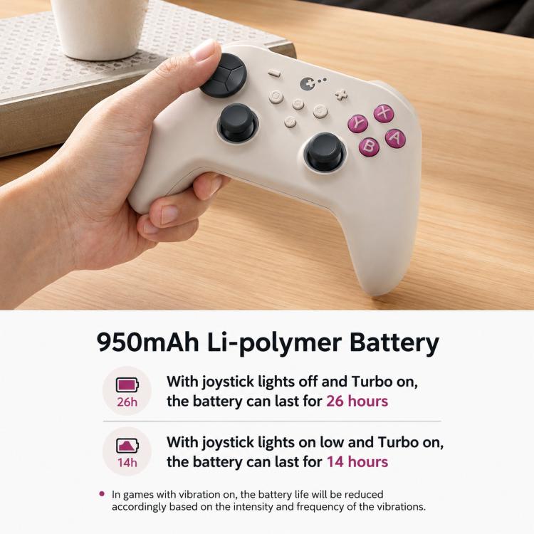 GuliKit TT MAX Wireless Controller with 720-degree Adjustable TMR Joysticks, Magnetic Levitation Motor Gamepad for Switch/Switch 2, PC & iOS, TT MAX Black, TT MAX Grey