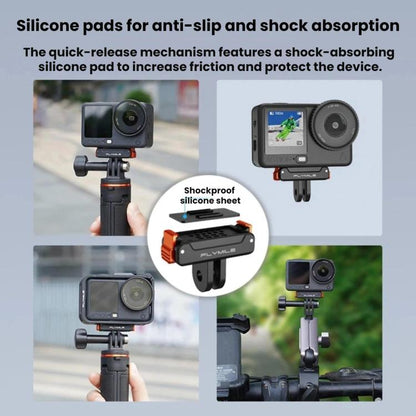For DJI Osmo Action 6 / 5 Pro / 4 / 3 FLYMILE Magnetic Quick-Release Base