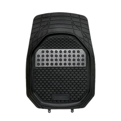 Trimable Silicone Car Floor Mats Waterproof Anti-Slip Foot Pads, Front, Rear
