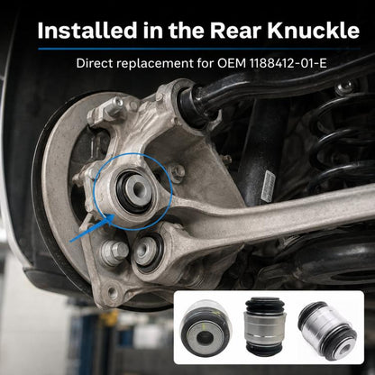For 2017-2023 Tesla Model 3 / Y Rear Steering Knuckle Bushing 1188412-01-E, 1188412-01-E