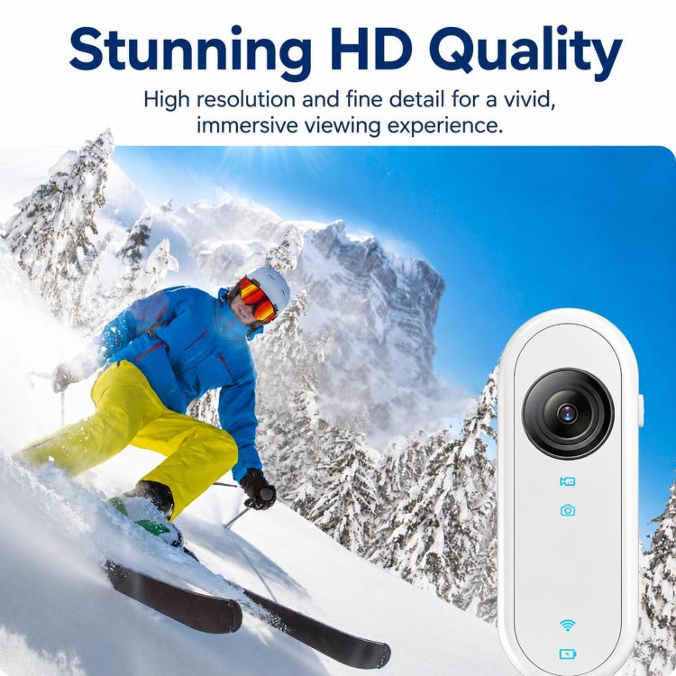 Mini Magnetic Action Camera 1080P Wearable Body Cam With Wi-Fi App, EIS, Meeting Kit, Sports Kit, Cycling Kit, Car Kit