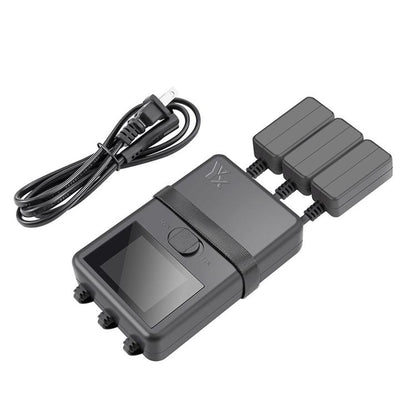 YX 3-Way Smart Charger with LCD Display For DJI Mini 5 Pro / Mini 4 Pro / Mini 3 Pro / Mini 3 Multi Battery Charging Hub, US Plug, EU Plug, UK Plug, AU Plug